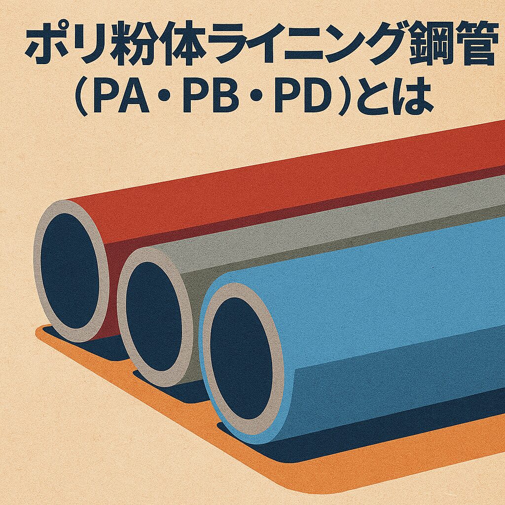 ポリ粉体ライニング鋼管(PA・PB・PD)と塩ビライニング鋼管(VA・VB・VD)の違いと現状 | 管材ナビ
