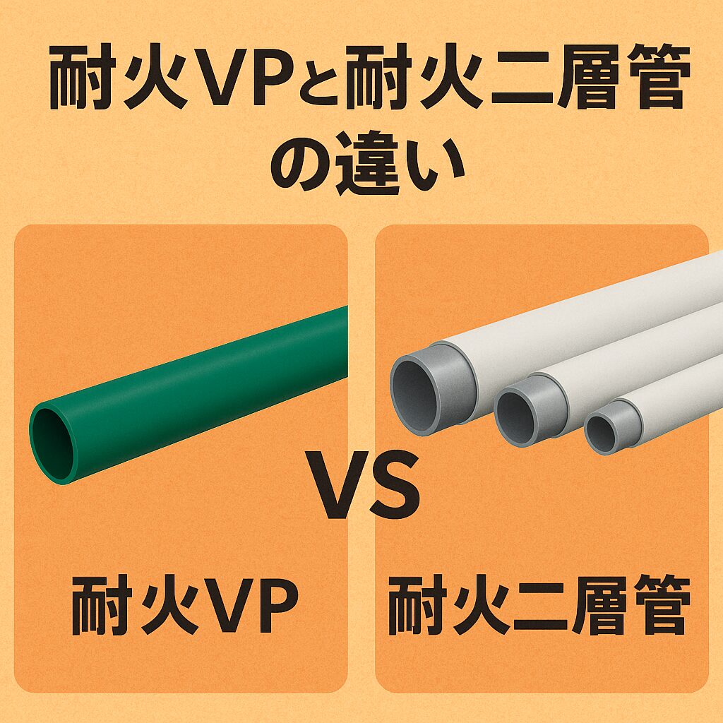 耐火VPと耐火二層管の違いを徹底比較 | 管材ナビ